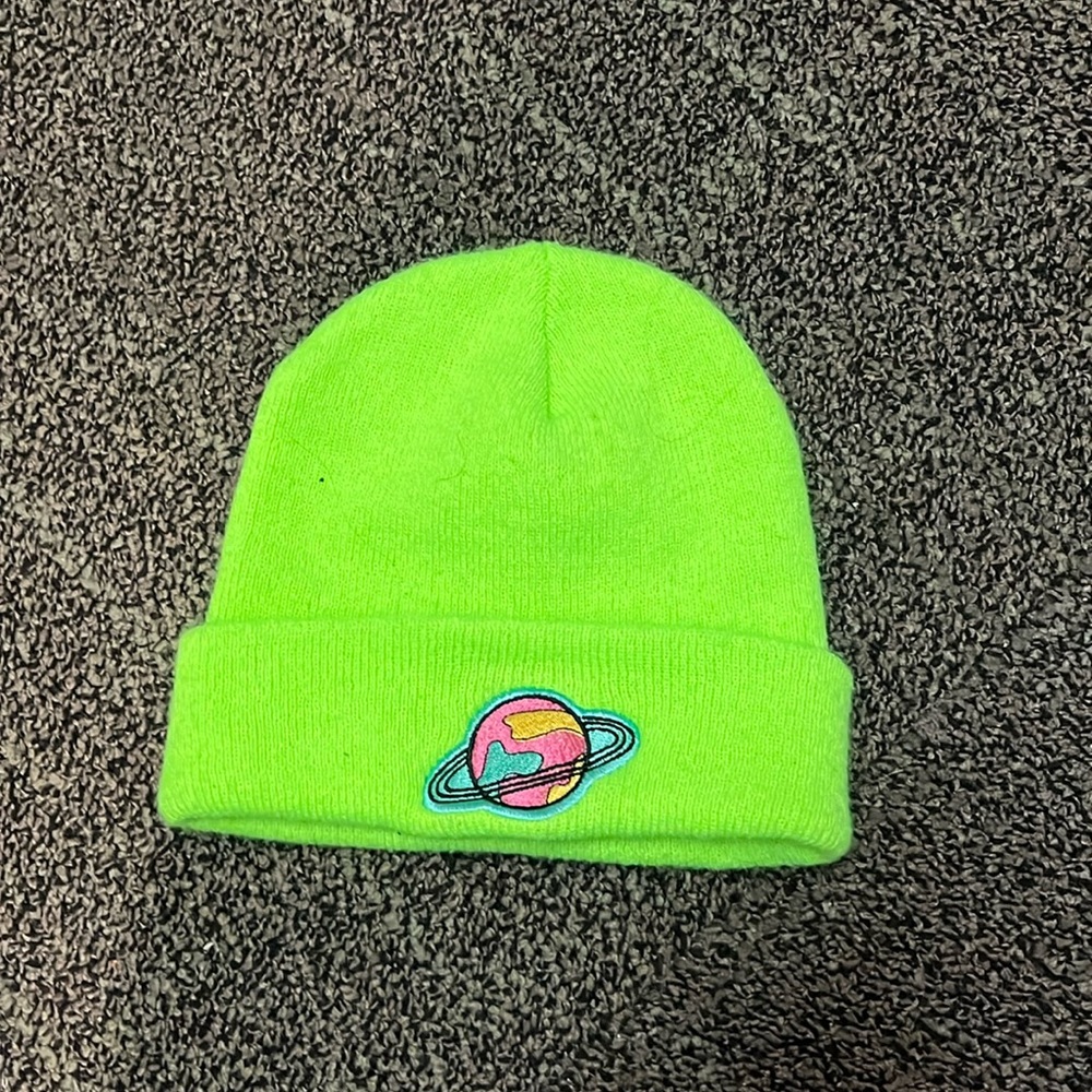 Green earth beanie